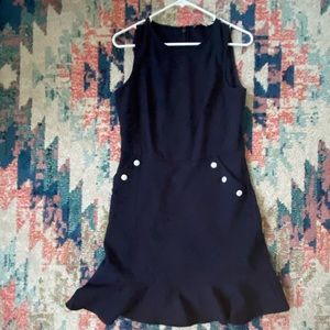 Loft Navy Blue Dress size 4